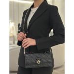 Top-tier Dior lambskin quilted woc bow bowknot bag chain cross-body messenger bag phone bag 22*11