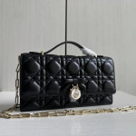 Top-tier Dior lambskin quilted woc bow bowknot bag chain cross-body messenger bag phone bag 22*11
