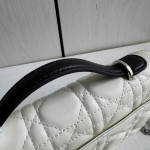Top-tier Dior lambskin quilted woc bow bowknot bag chain cross-body messenger bag phone bag 22*11
