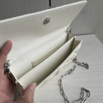 Top-tier Dior lambskin quilted woc bow bowknot bag chain cross-body messenger bag phone bag 22*11