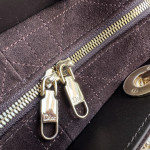Top-tier Dior Daffa bag, suede and CD matte leather classic diamond pattern handbag, cross-body shoulder bag, 24*16