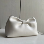 Top-level dior bow bag, bowknot bag, CD imported lambskin, chain shoulder bag, messenger bag, clutch bag, 26*16