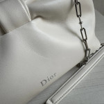 Top-level dior bow bag, bowknot bag, CD imported lambskin, chain shoulder bag, messenger bag, clutch bag, 26*16