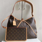 New LV yellow leather patchwork carryall messenger bag, single shoulder bag PM, crossbody bag, large size 39*30*15, small size 29*12*24