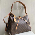 New LV yellow leather patchwork carryall messenger bag, single shoulder bag PM, crossbody bag, large size 39*30*15, small size 29*12*24