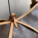 New LV yellow leather patchwork carryall messenger bag, single shoulder bag PM, crossbody bag, large size 39*30*15, small size 29*12*24