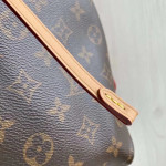 New LV yellow leather patchwork carryall messenger bag, single shoulder bag PM, crossbody bag, large size 39*30*15, small size 29*12*24
