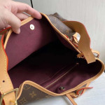 New LV yellow leather patchwork carryall messenger bag, single shoulder bag PM, crossbody bag, large size 39*30*15, small size 29*12*24