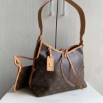 New LV yellow leather patchwork carryall messenger bag, single shoulder bag PM, crossbody bag, large size 39*30*15, small size 29*12*24