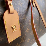 New LV yellow leather patchwork carryall messenger bag, single shoulder bag PM, crossbody bag, large size 39*30*15, small size 29*12*24