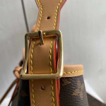 New LV yellow leather patchwork carryall messenger bag, single shoulder bag PM, crossbody bag, large size 39*30*15, small size 29*12*24