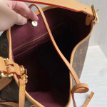 New LV yellow leather patchwork carryall messenger bag, single shoulder bag PM, crossbody bag, large size 39*30*15, small size 29*12*24
